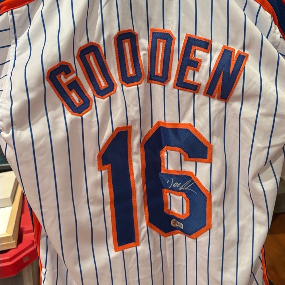 Autographed Dwight Gooden #16 New York Mets Jersey – XL - Picture 4 of 6